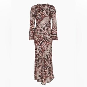 Maria Cher Junin Catia Printed Maxi Dress